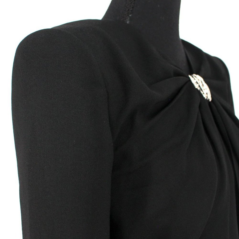 Saint Laurent Embellished Cut Out Mini Cocktail Dress Black 38 S NEW YSL - Picture 3 of 9
